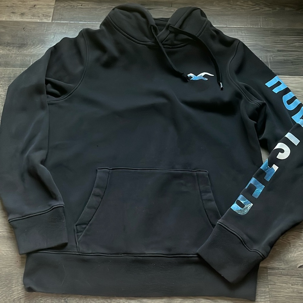Hollister Black Men’s Medium Hoodie Sweatshirt